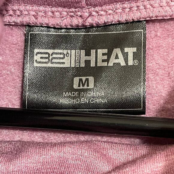 32 Degrees Heat Pullover Women's Medium Mauve Sweatshirt Long Sleeves - Picture 5 of 12
